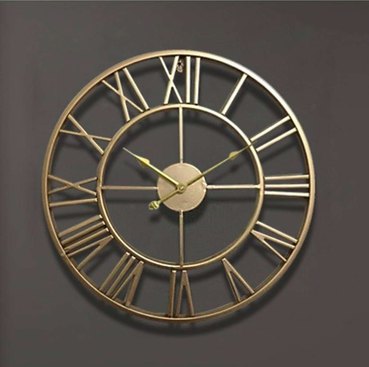 CHRONORA – Skelett-Wanduhr aus Schmiedeeisen mit geräuschlosem Uhrwerk 4