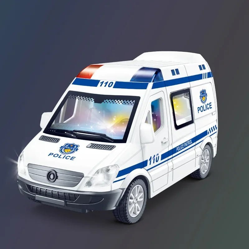CITYRESCUE – 1:32 Diecast-Einsatzfahrzeug-Set mit Sound- und Lichteffekten 3