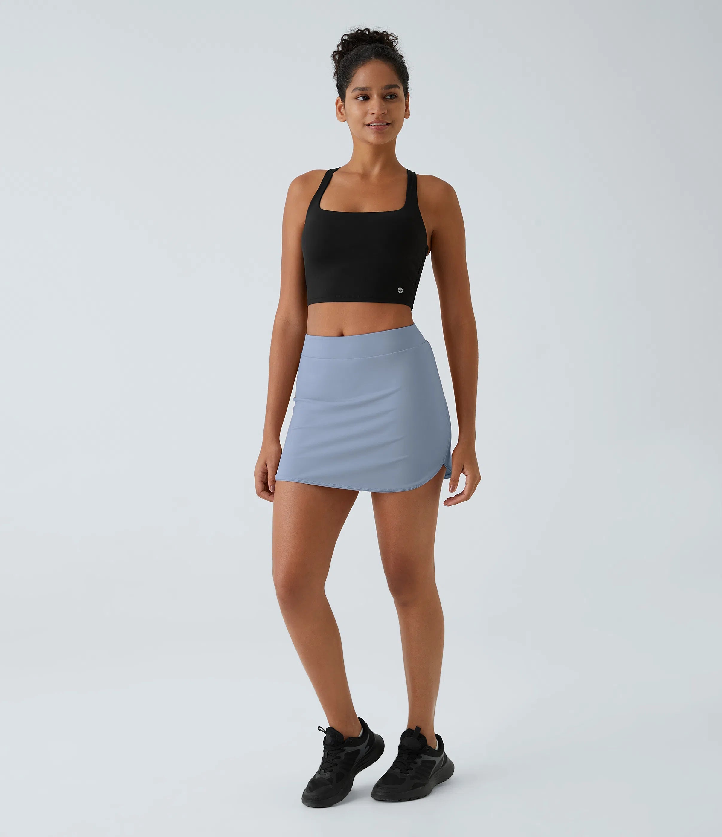 Jupe de golf CLARITY – micro-jupe ultralégère avec short intégré et taille haute
