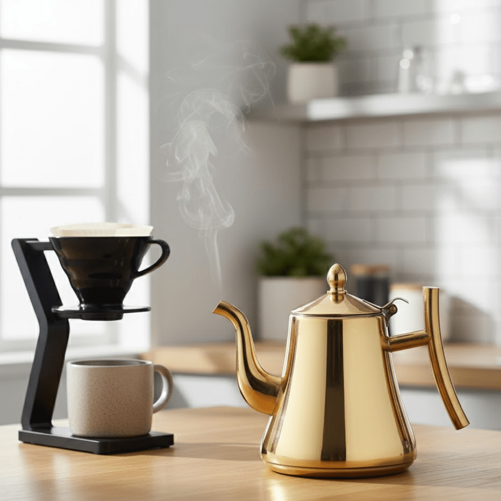 CLASSPOT – Bester Induktionskessel mit Filter | Langlebige Teekanne aus Edelstahl 0