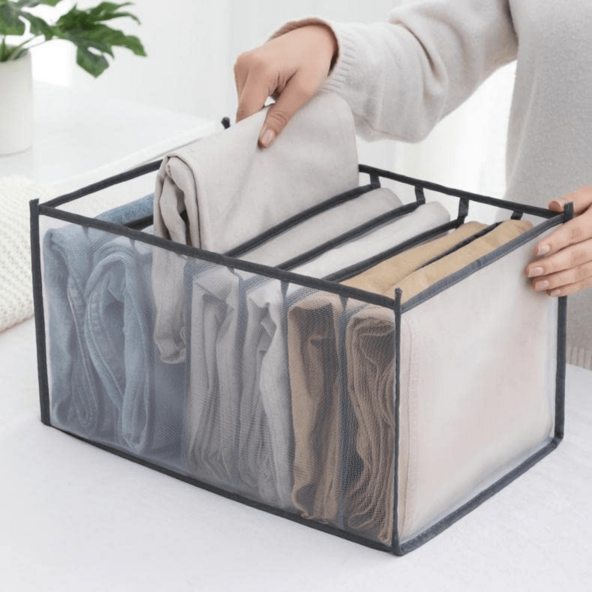 FOLDINA – Schrank-Organizer-Set für elegante und ordentliche Aufbewahrung