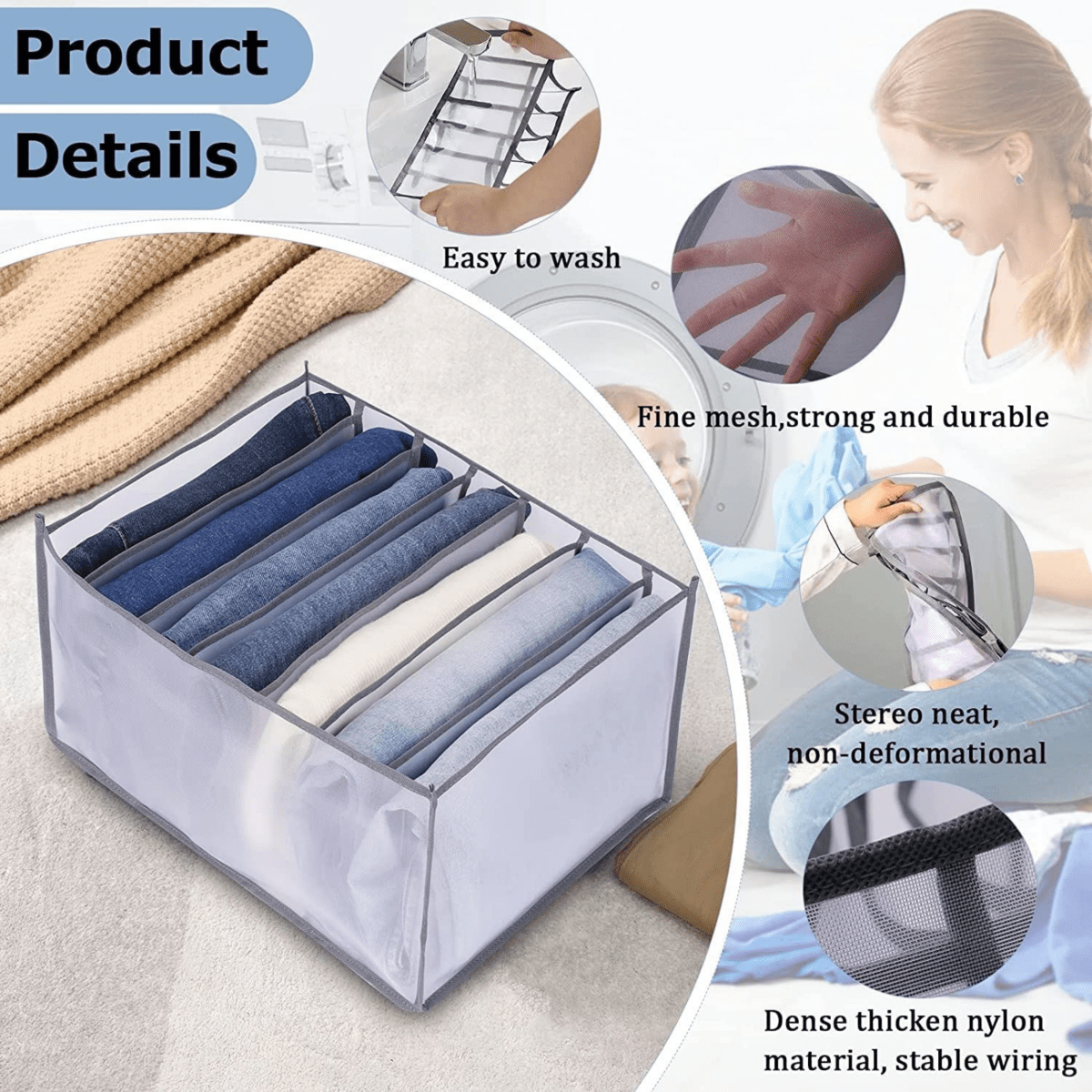 FOLDINA – Schrank-Organizer-Set für elegante und ordentliche Aufbewahrung