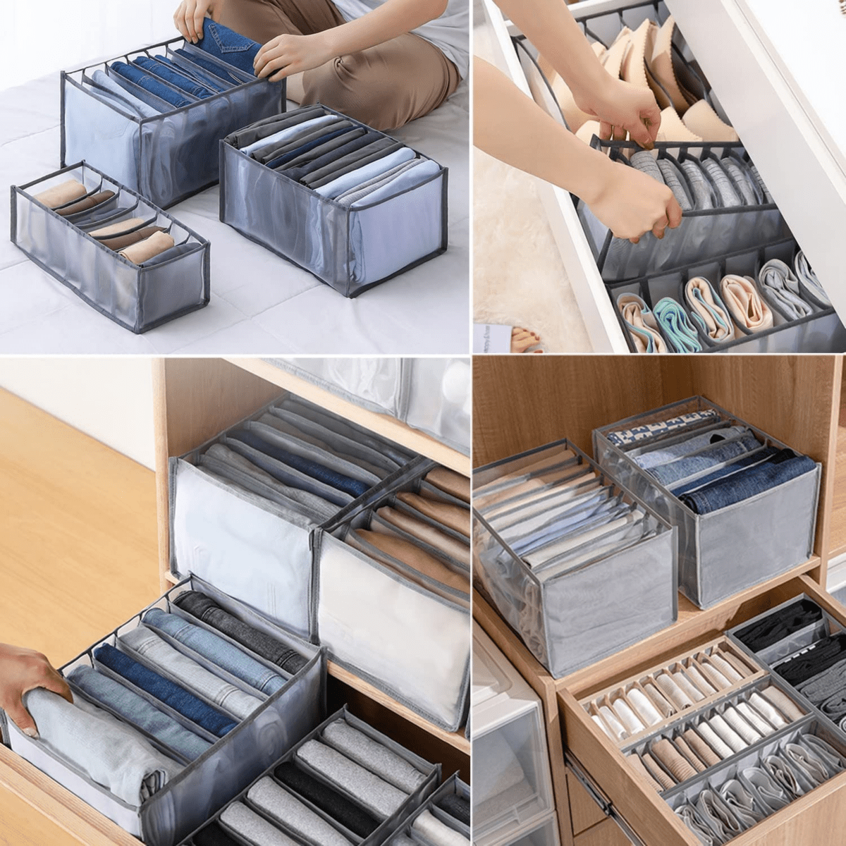 FOLDINA – Schrank-Organizer-Set für elegante und ordentliche Aufbewahrung