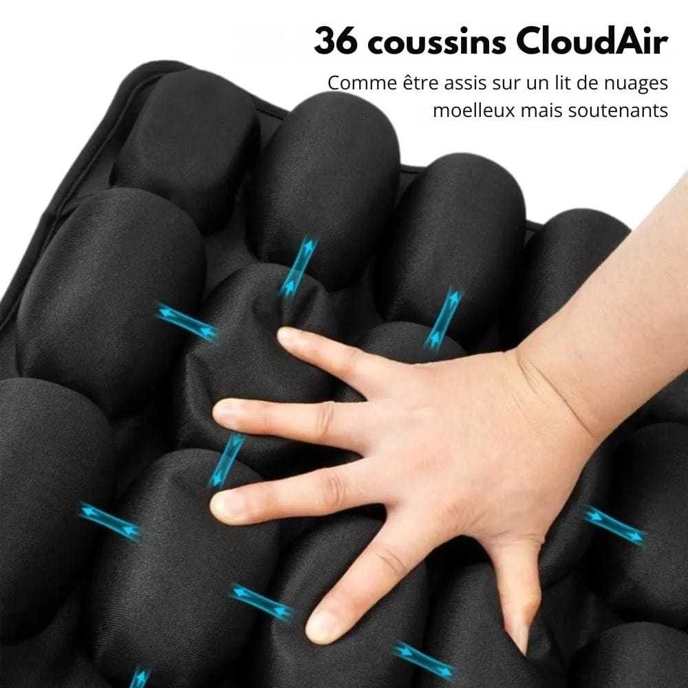 CLOUDSEAT PRO – Coussin de siège gonflable pour un confort en déplacement