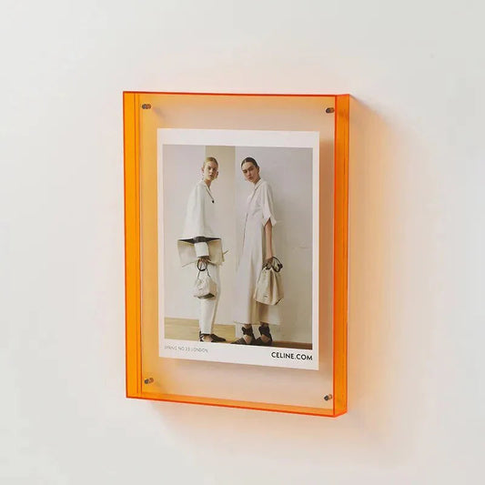 COLORFRAME – Cadre photo acrylique transparent coloré pour des souvenirs vivants