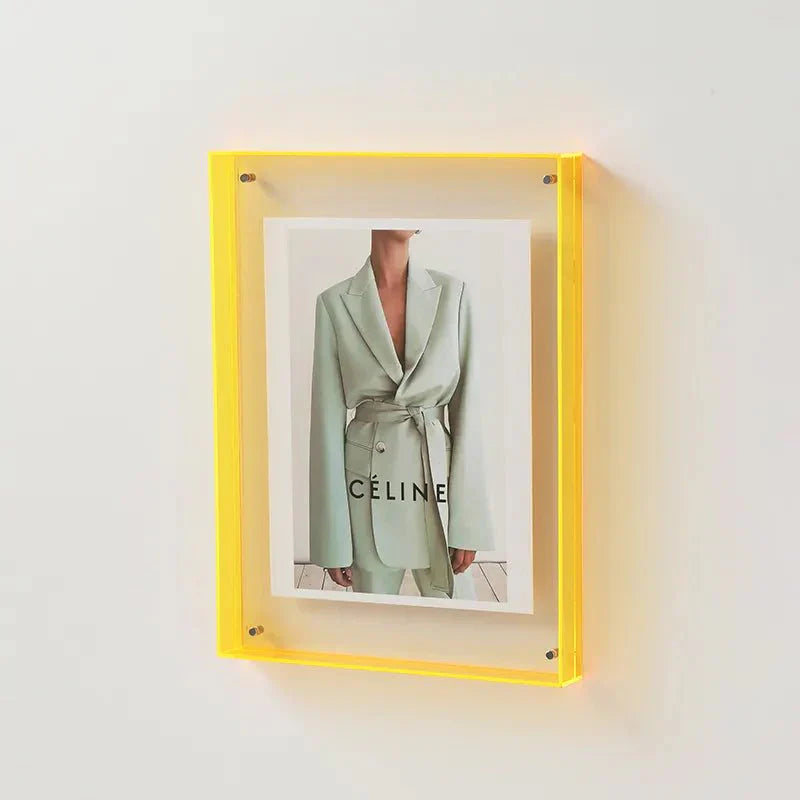 COLORFRAME – Bunte Transparente Acryl-Fotoliste für Lebendige Erinnerungen