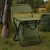SILLA COOLCAMP – Silla plegable con bolsa frigorífica integrada para aventuras al aire libre