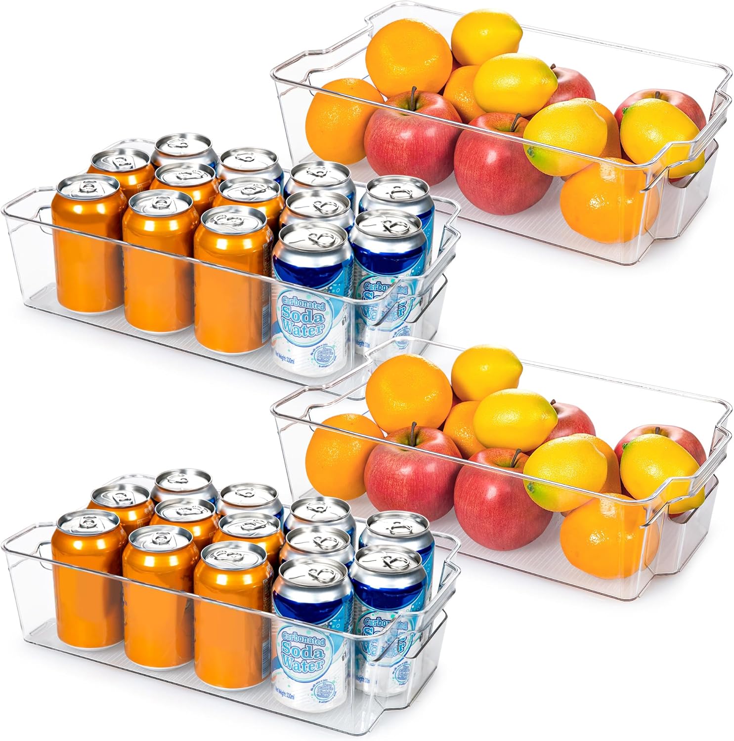 CoolOrganize – Scatole trasparenti per conservazione per frigorifero e cucina