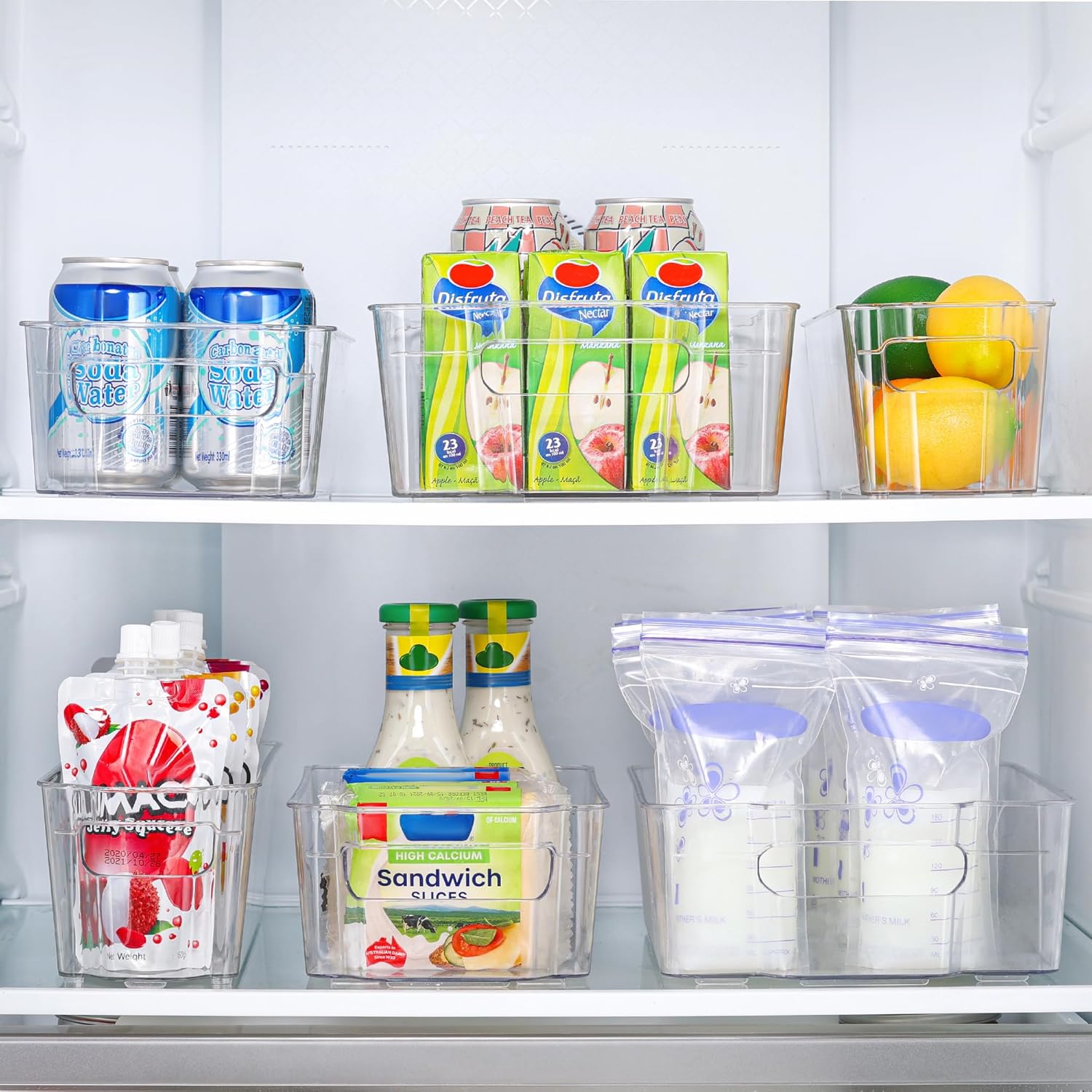CoolOrganize – Scatole trasparenti per conservazione per frigorifero e cucina