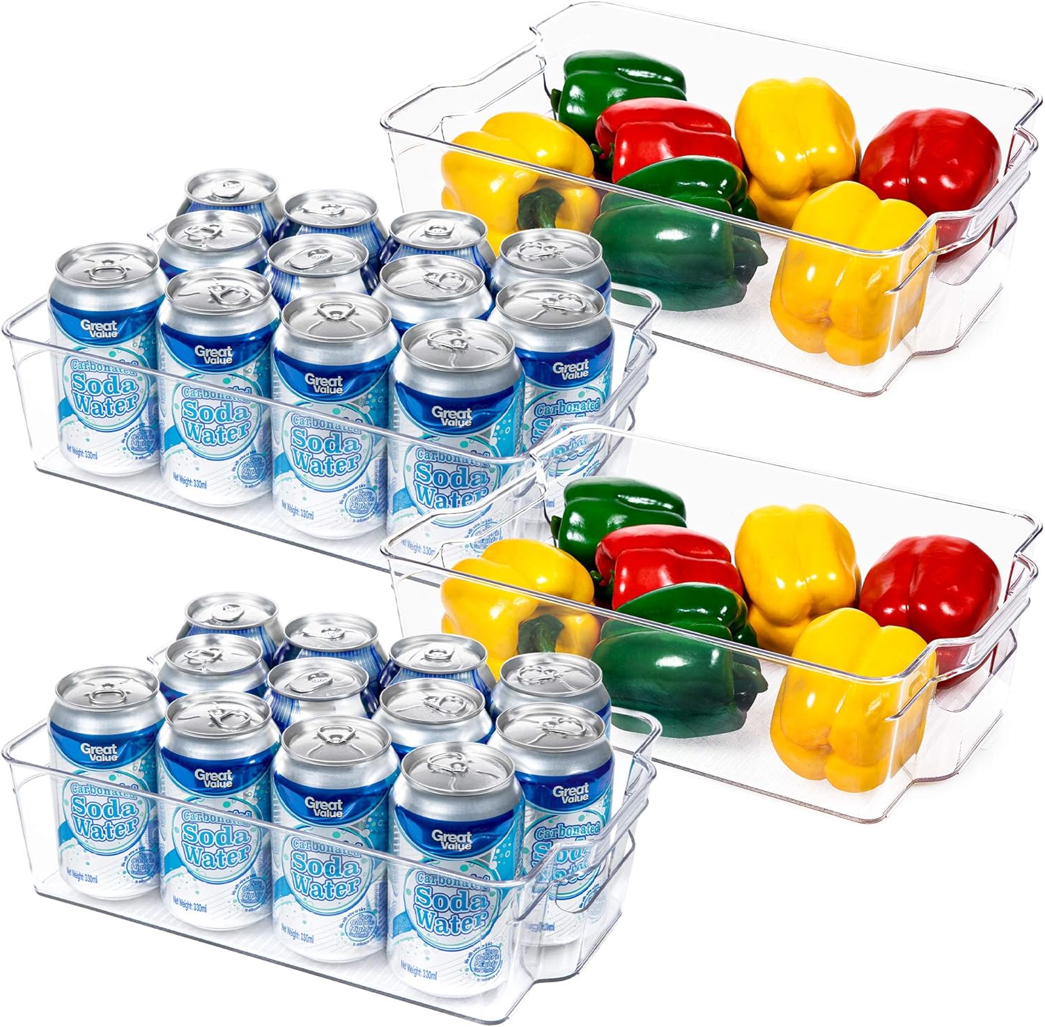 CoolOrganize – Scatole trasparenti per conservazione per frigorifero e cucina