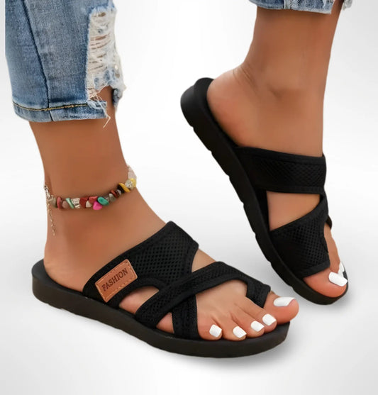 CORVELLA – Sandalias ortopédicas para mujer con comodidad para Hallux Valgus