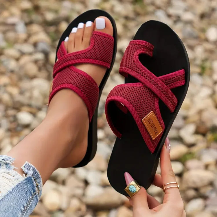CORVELLA – Sandalias ortopédicas para mujer con comodidad para Hallux Valgus
