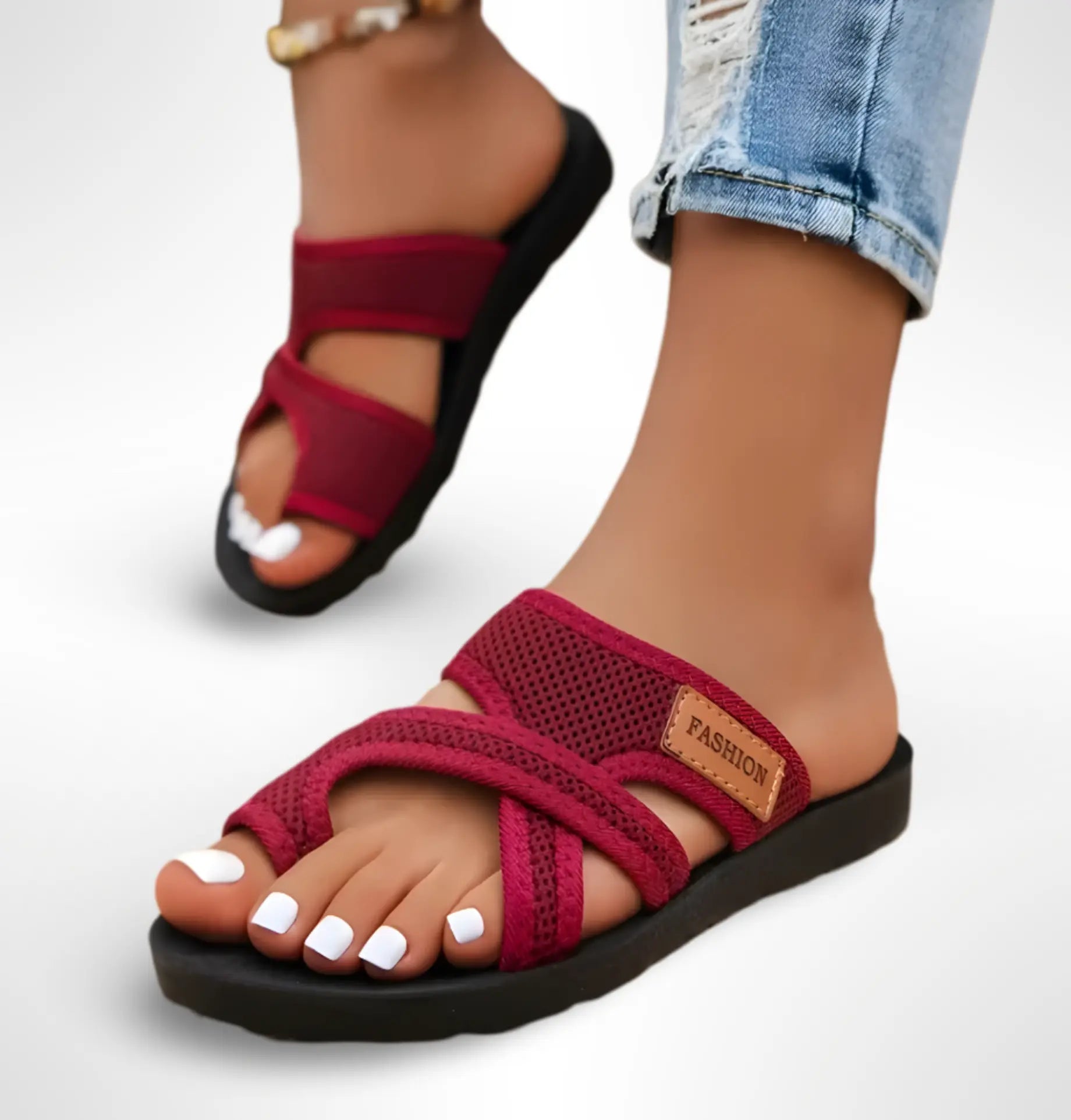 CORVELLA – Sandalias ortopédicas para mujer con comodidad para Hallux Valgus