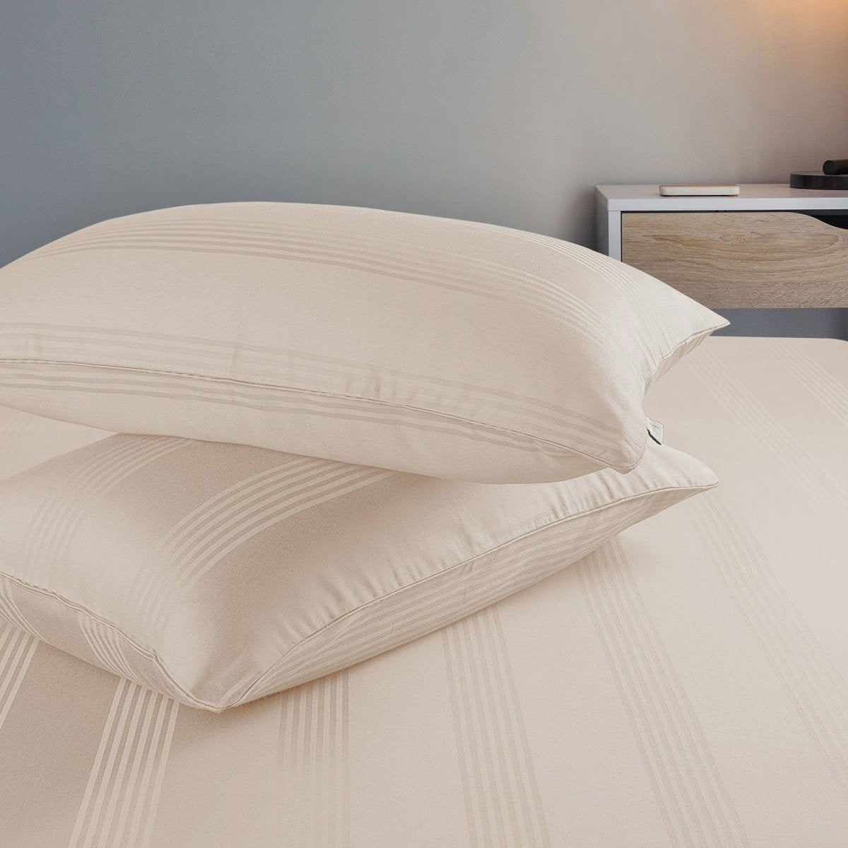 Aurelisse Kissenbezüge | Premium Baumwolle | Weich, Elegant & Langlebig | Luxuriöse Kissenhüllen für stilvolles Schlafzimmer