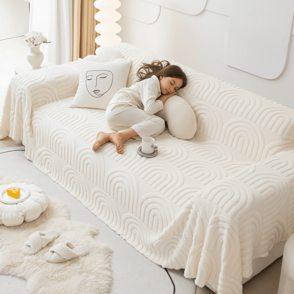 COZYARMOR – Weicher und dennoch strapazierfähiger rutschfester Sofabezug 1