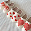COZYHEART CHAUSSURES D'INTÉRIEUR – Chaussons douillets avec motif cœur pour des pieds bien au chaud