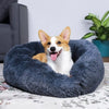 COZYPET – Beruhigendes Hundebett mit plüschigem Kunstfell und abnehmbarem Bezug 5
