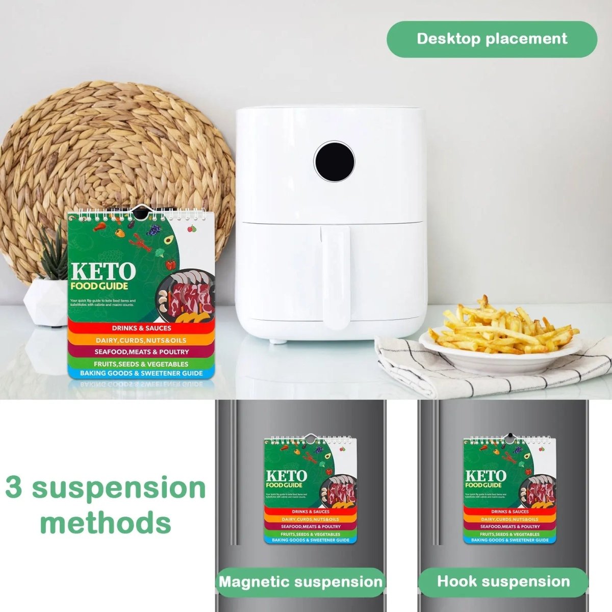 CRISPCRAFT – Küchenkochbuch & Magnettafel für müheloses Kochen 1