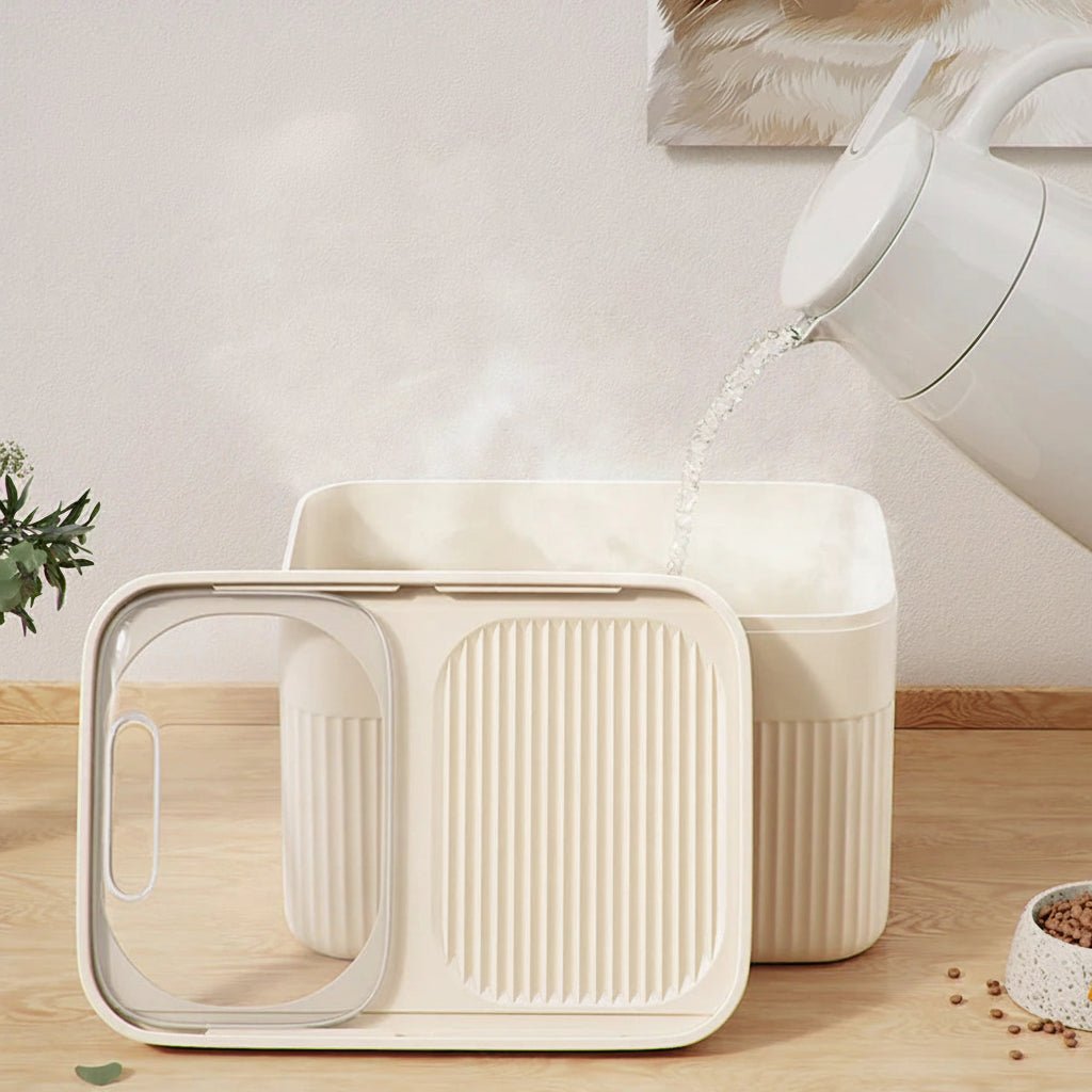 CRUNCHSAFE – Luftdichte Aufbewahrungsbox für Tierfutter – für frisches und feuchtigkeitsgeschütztes Trockenfutter 4