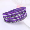 CRYSTAL WRAP – élégant bracelet enveloppant avec cristaux pour femmes