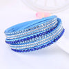 CRYSTAL WRAP – élégant bracelet enveloppant avec cristaux pour femmes