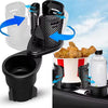 CUPSWIVEL – Porte-gobelet auto 2-en-1 avec fonction pivotante et fixation télescopique