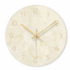 Olive - Horloge murale élégante avec inspiration marbre