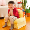Velvetnest Kinderbank – Opvouwbare kinderbank met zachte fluweel en schuimrubber