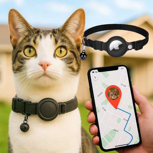 CATSAFE – GPS-Katzenhalsband mit Reflexdesign und Sicherheitsverschluss