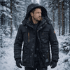 GletscherBekleidung – Wärmender Parka Mit Winddichter Fleece-Fütterung