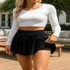 CLARITY Golf Skirt – Ultraleichter Micro-Rock mit Shorts & High-Waist