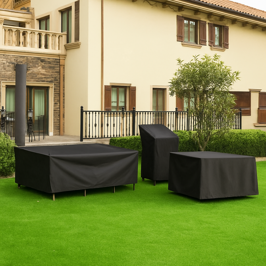 WEATHERGUARD COVER – Wasserdichte Outdoor-Möbelabdeckung für Rundum-Schutz