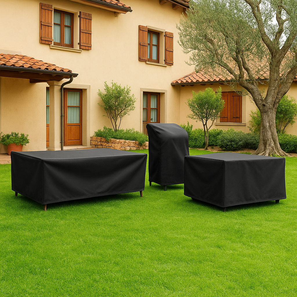 WEATHERGUARD COVER – Wasserdichte Outdoor-Möbelabdeckung für Rundum-Schutz