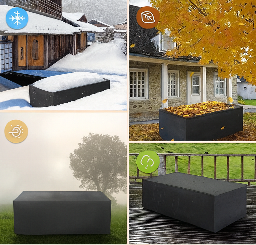 WEATHERGUARD COVER – Wasserdichte Outdoor-Möbelabdeckung für Rundum-Schutz