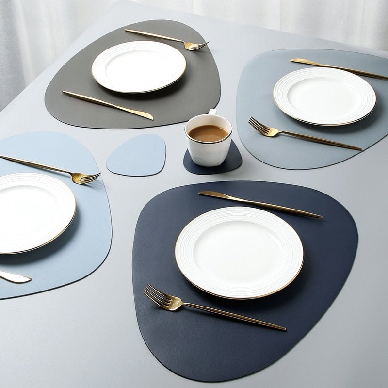 CLARO ELEGANCE – Design-Tischset mit Untersetzern, hitzebeständig und vielseitig nutzbar
