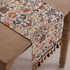 ClassicLinens – Elegante camino de mesa con motivo de flores y pájaros