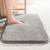 CloudLuxe Alfombrilla de baño – Alfombrilla de lujo supergruesa con base antideslizante y confort de pelo alto