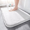 CloudLuxe Alfombrilla de baño – Alfombrilla de lujo supergruesa con base antideslizante y confort de pelo alto