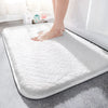 CloudLuxe Alfombrilla de baño – Alfombrilla de lujo supergruesa con base antideslizante y confort de pelo alto