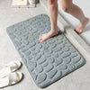 Tapis de bain Cloudstep – Tapis de bain ultra doux avec absorption rapide de l'eau et dessous antidérapant