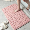 Tapis de bain Cloudstep – Tapis de bain ultra doux avec absorption rapide de l'eau et dessous antidérapant