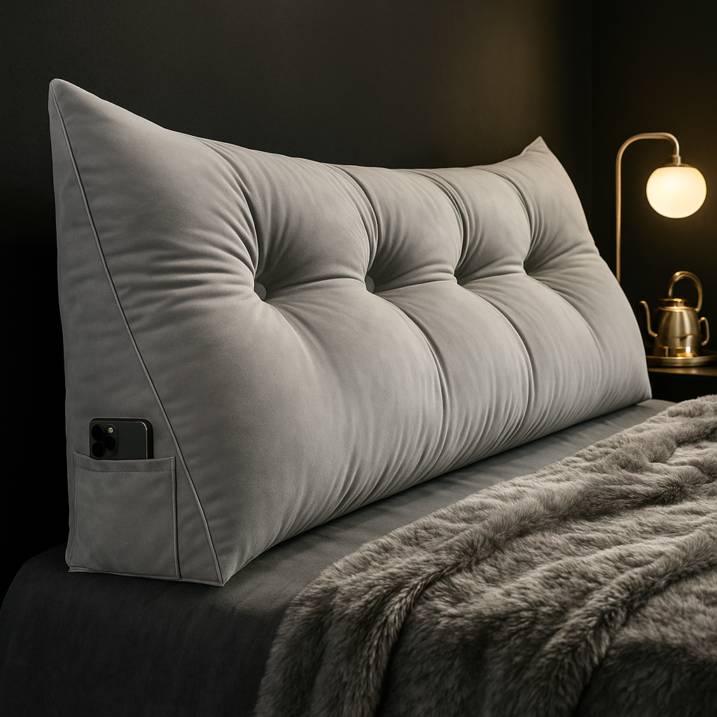 Coussin en coin ComfortRest – Support dorsal ergonomique pour lit et canapé