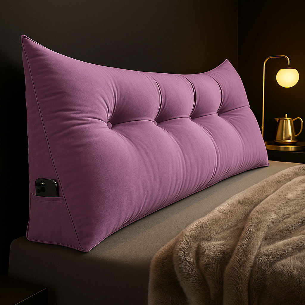 Coussin en coin ComfortRest – Support dorsal ergonomique pour lit et canapé