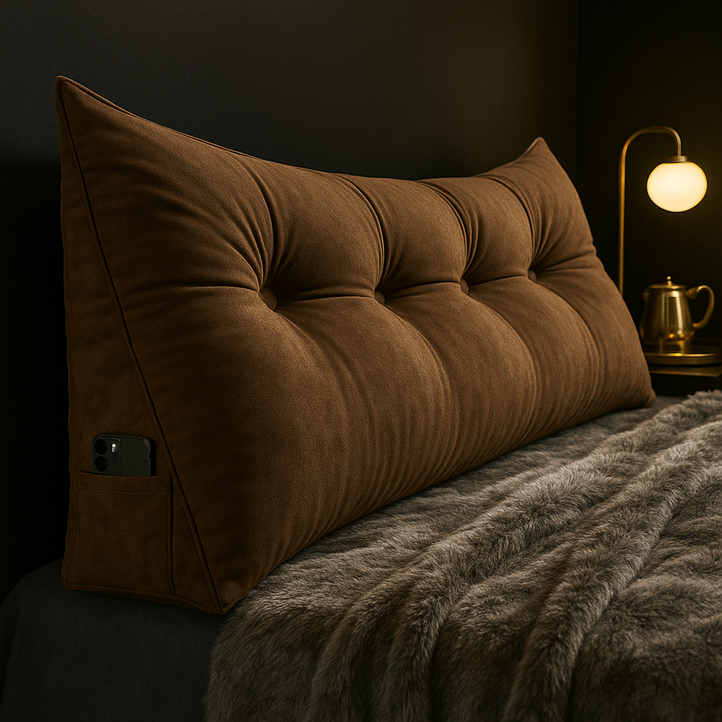 Coussin en coin ComfortRest – Support dorsal ergonomique pour lit et canapé