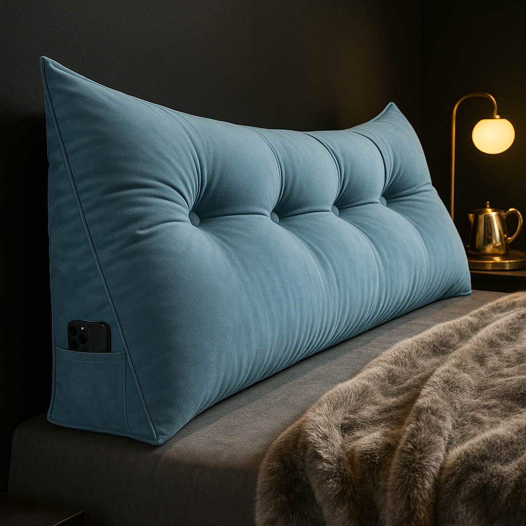 Coussin en coin ComfortRest – Support dorsal ergonomique pour lit et canapé