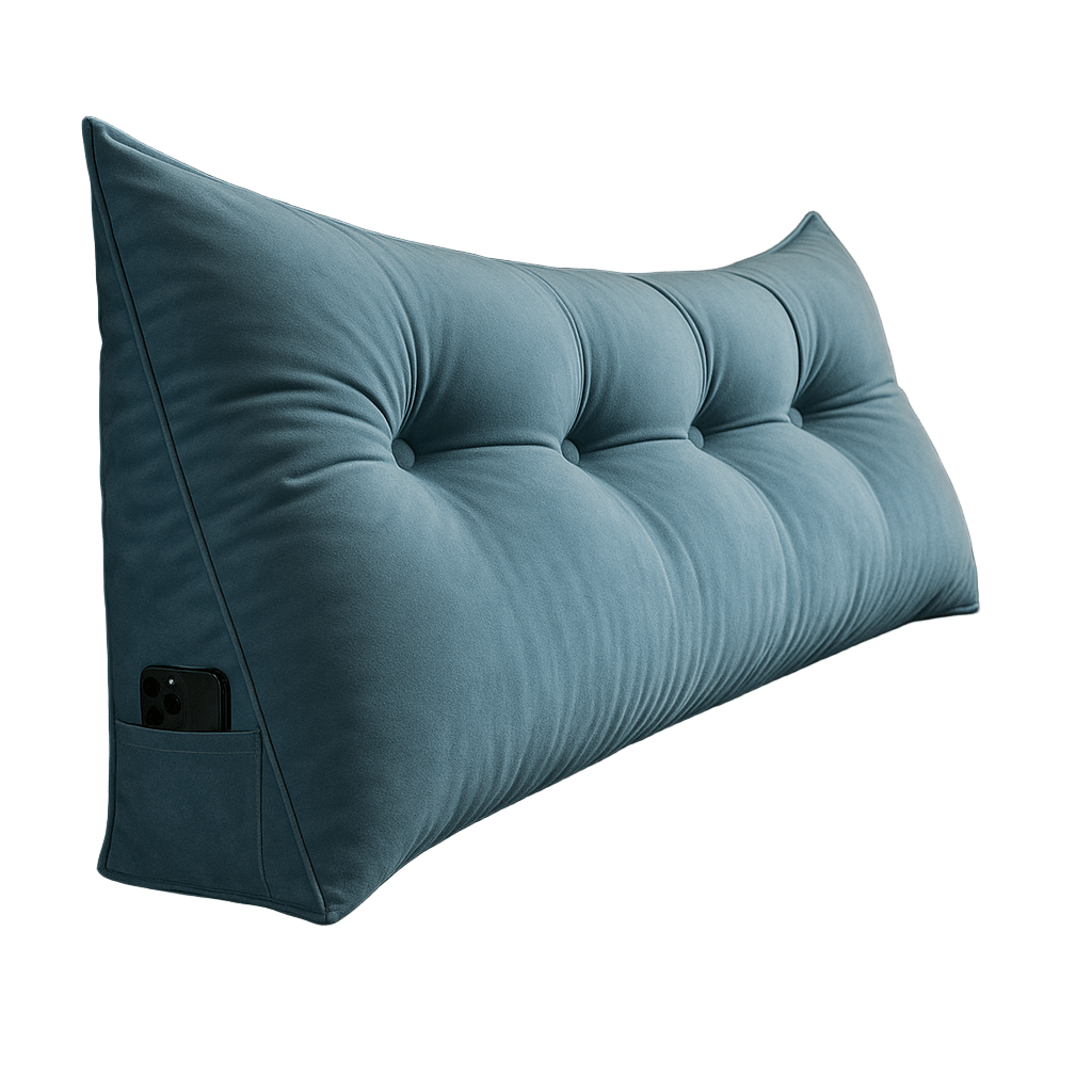 KomfortRuhe Keil Kissen – Ergonomische Rückenstütze Für Bett & Couch – Wohnish