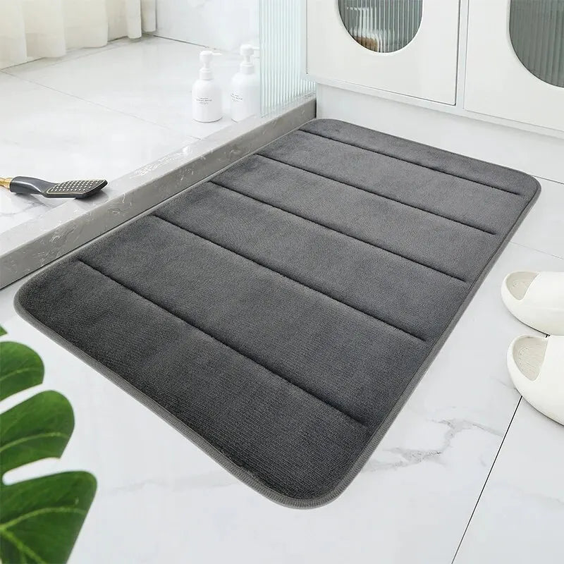 VELURA BATH MAT – Badezimmermatte aus Mikrofaser für Komfort & Sicherheit