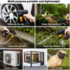 Hidrolimpiadora inalámbrica – Limpiador a alta presión sin cable para coche, jardín y terraza | Con batería, accesorios y bolsa de transporte
