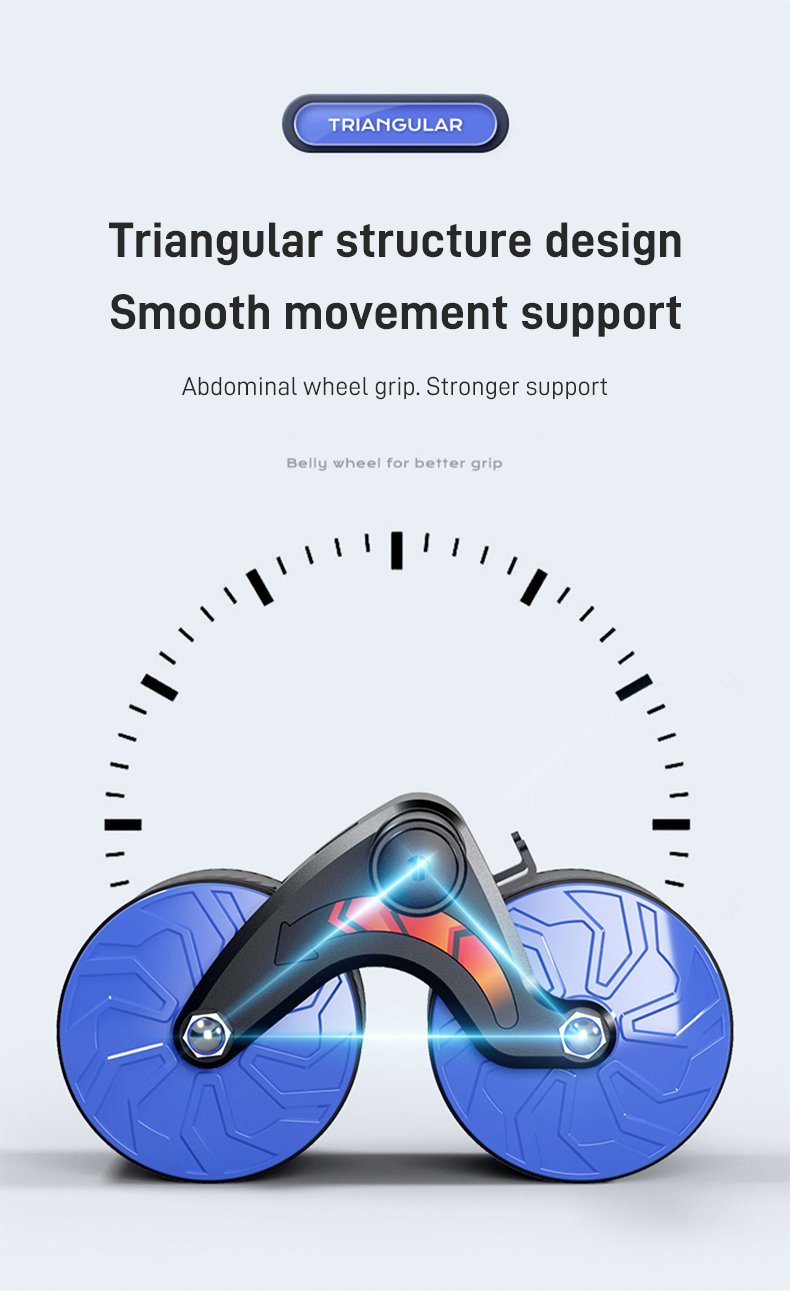 Coremaster AB-Roller – Rueda para abdominales antideslizante con función de rebote