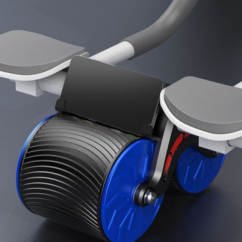 Coremaster Roller – entraîneur abdominal avec mécanisme de rappel et large roue pour un entraînement sécurisé